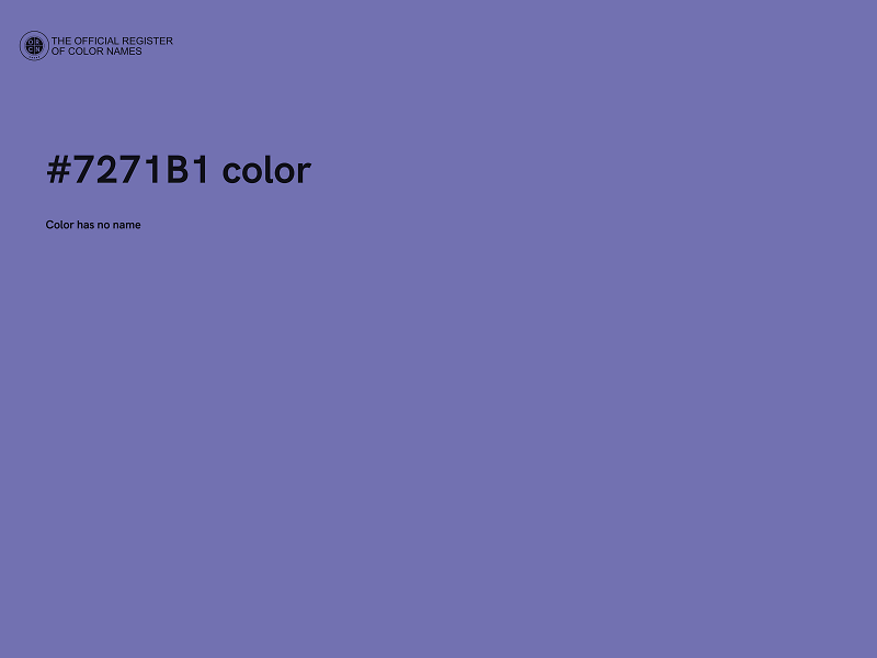 #7271B1 color image