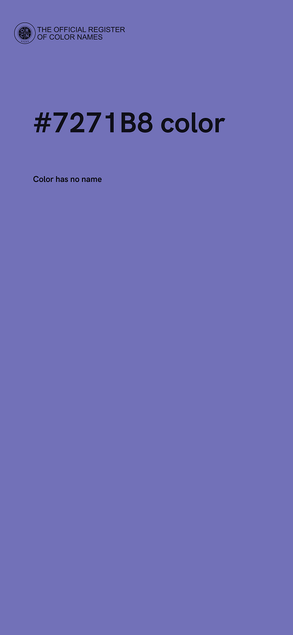 #7271B8 color image