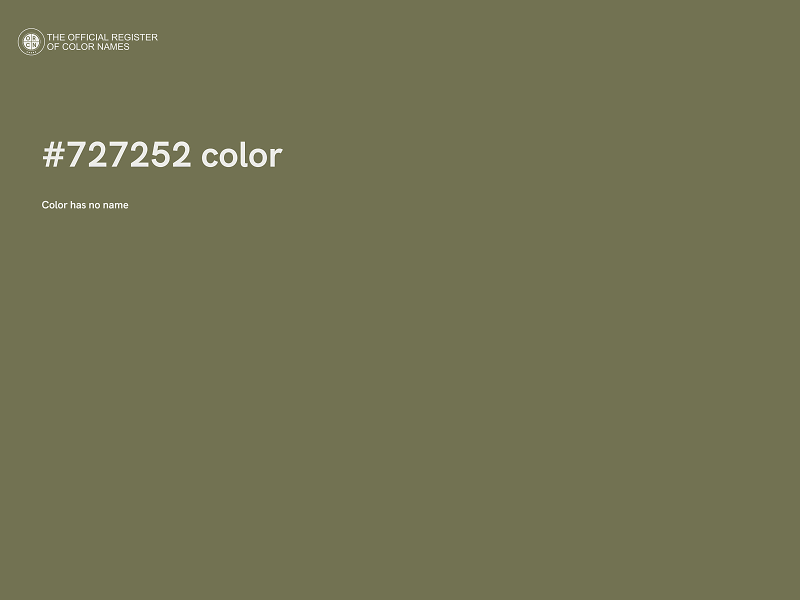 #727252 color image
