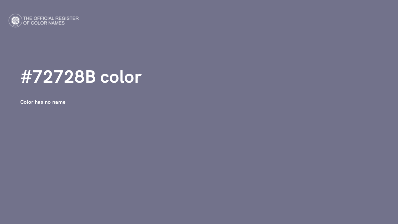 #72728B color image
