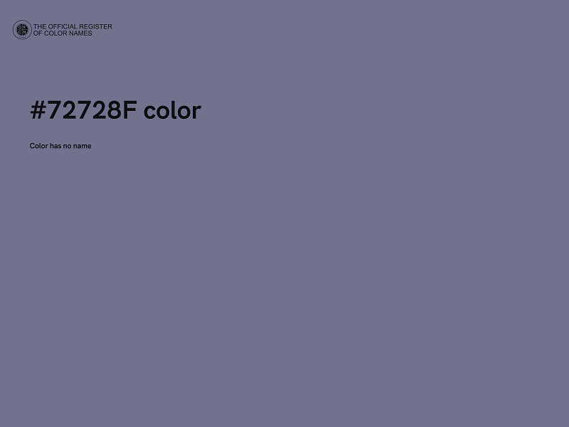 #72728F color image
