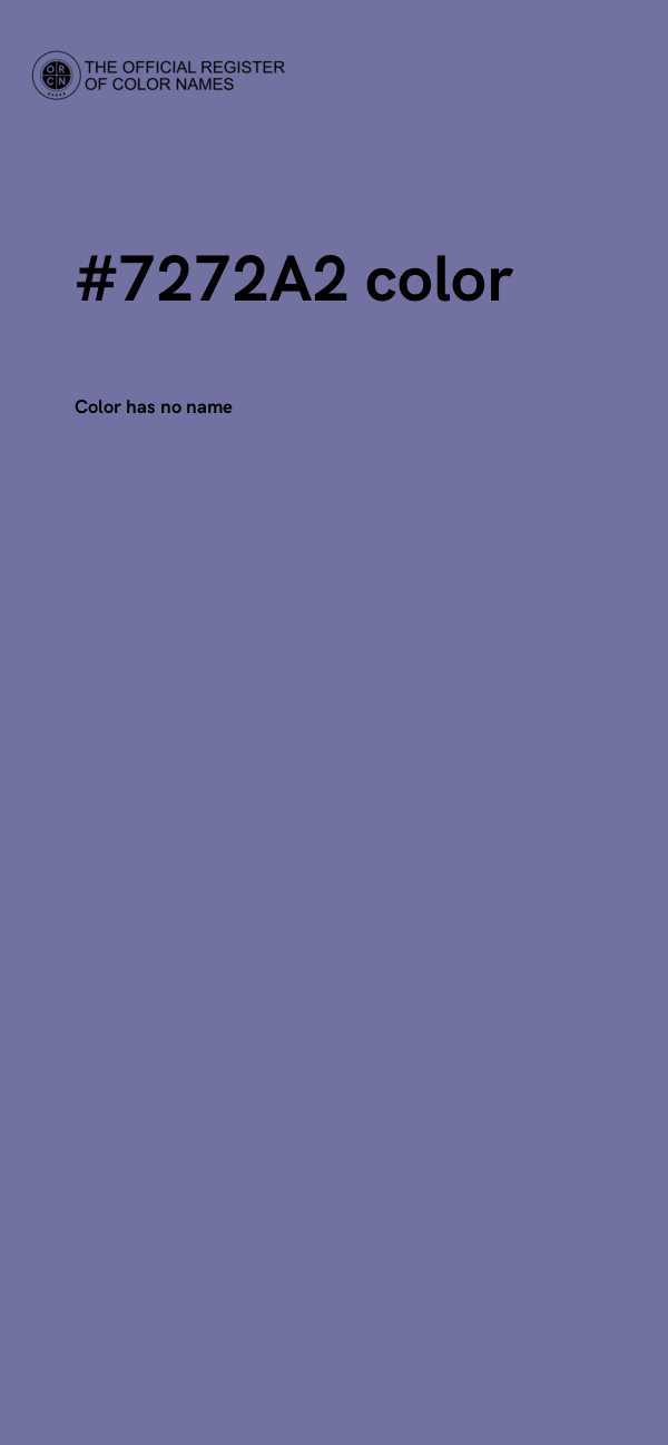 #7272A2 color image
