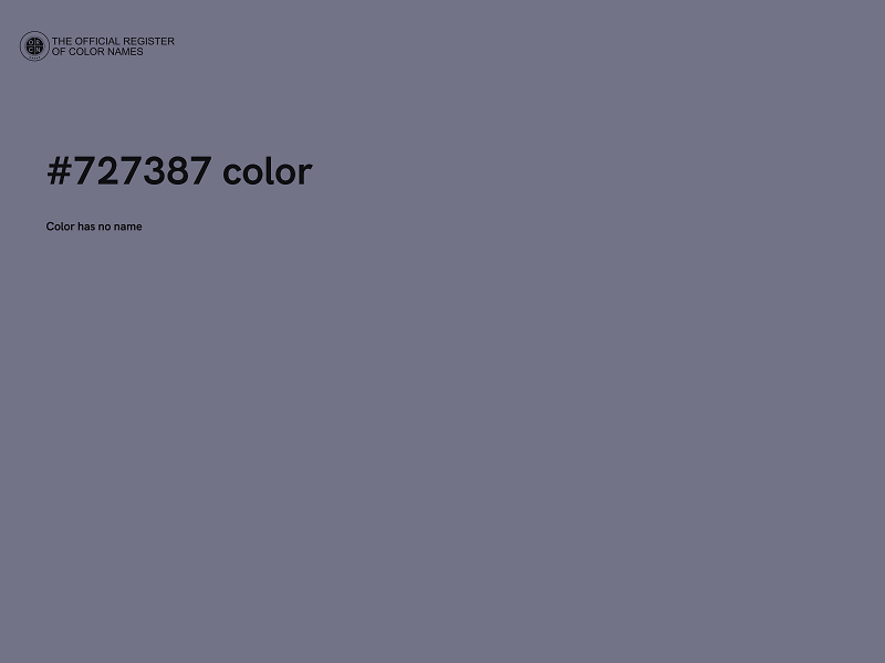#727387 color image