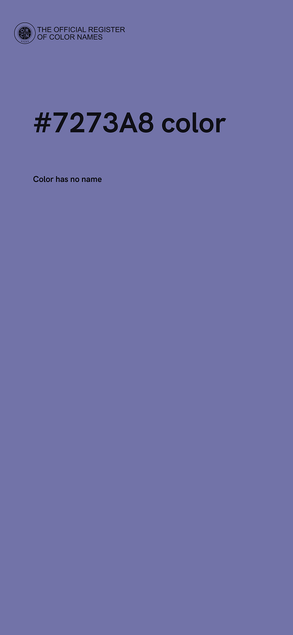 #7273A8 color image