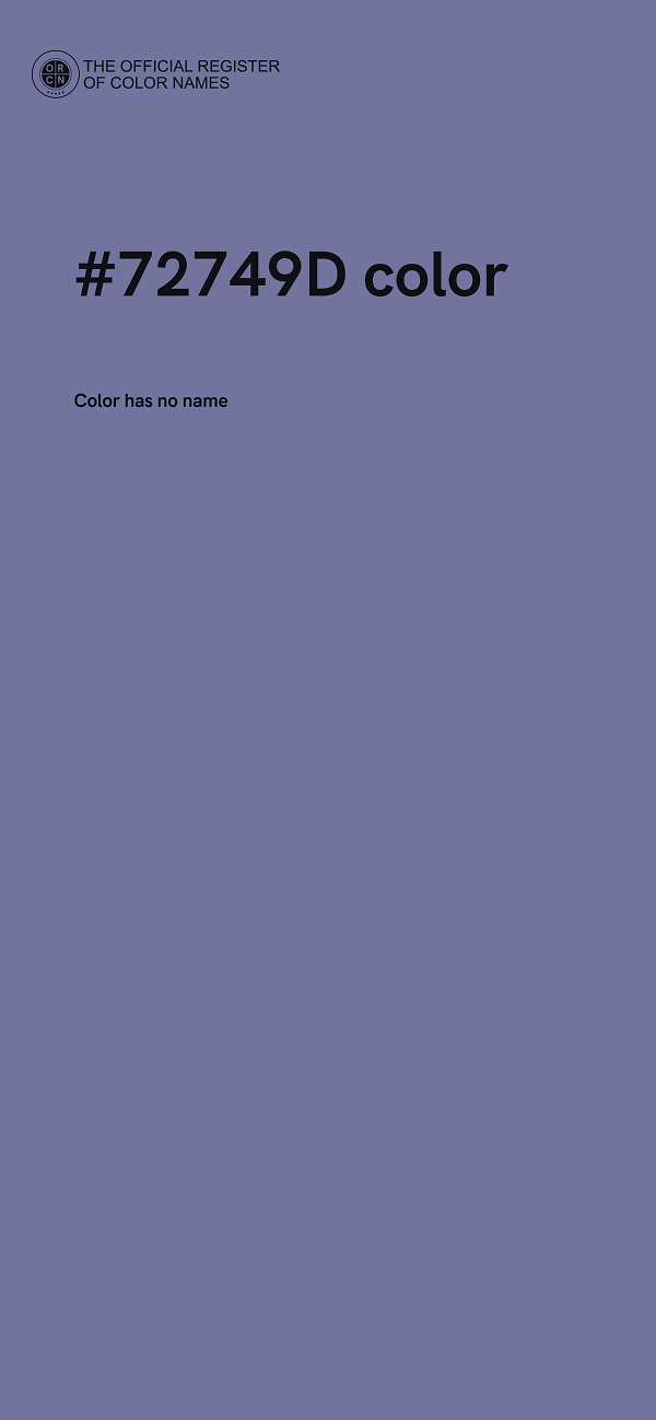 #72749D color image