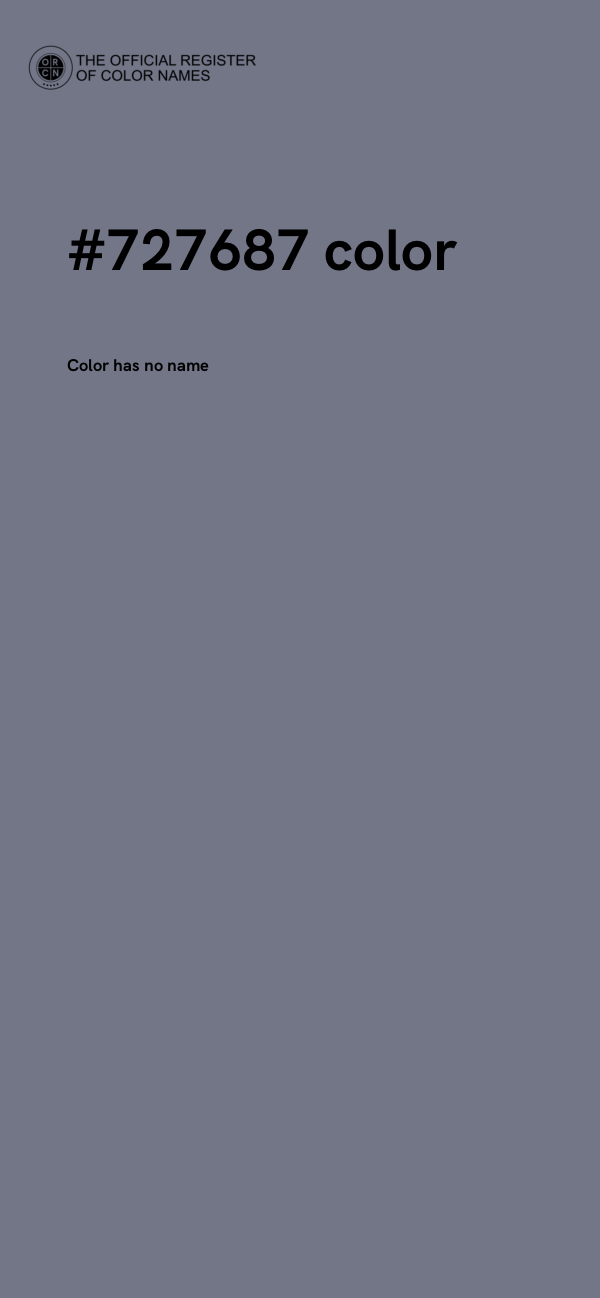 #727687 color image