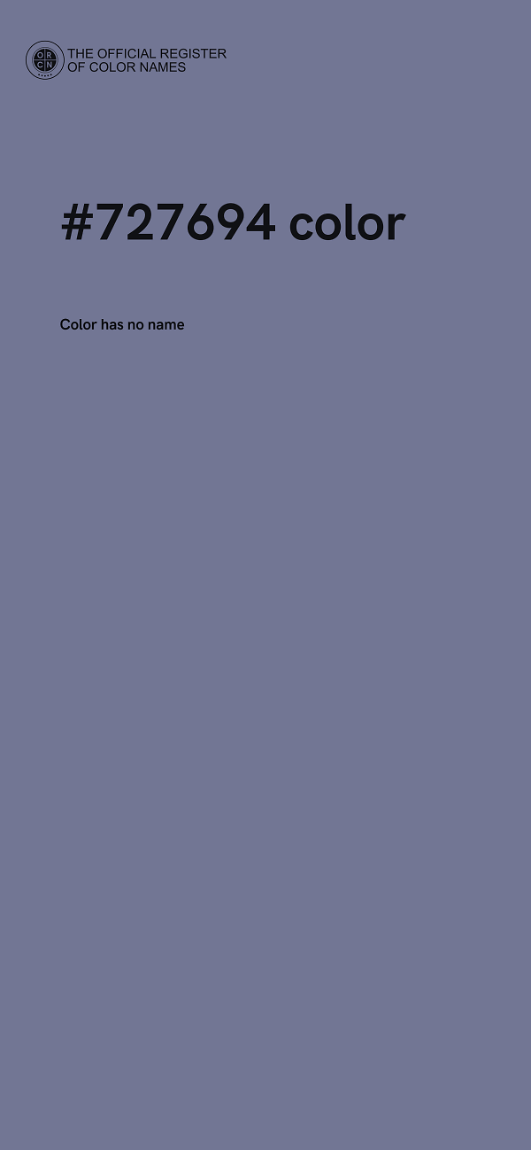 #727694 color image
