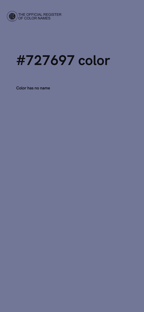 #727697 color image