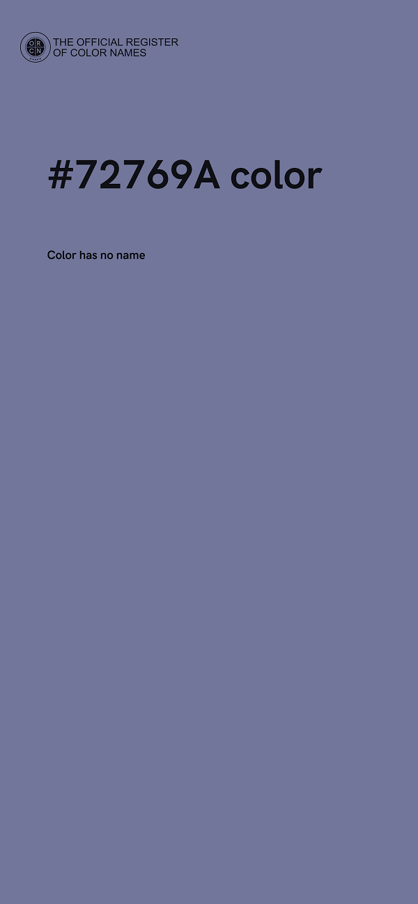 #72769A color image