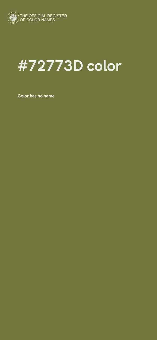 #72773D color image