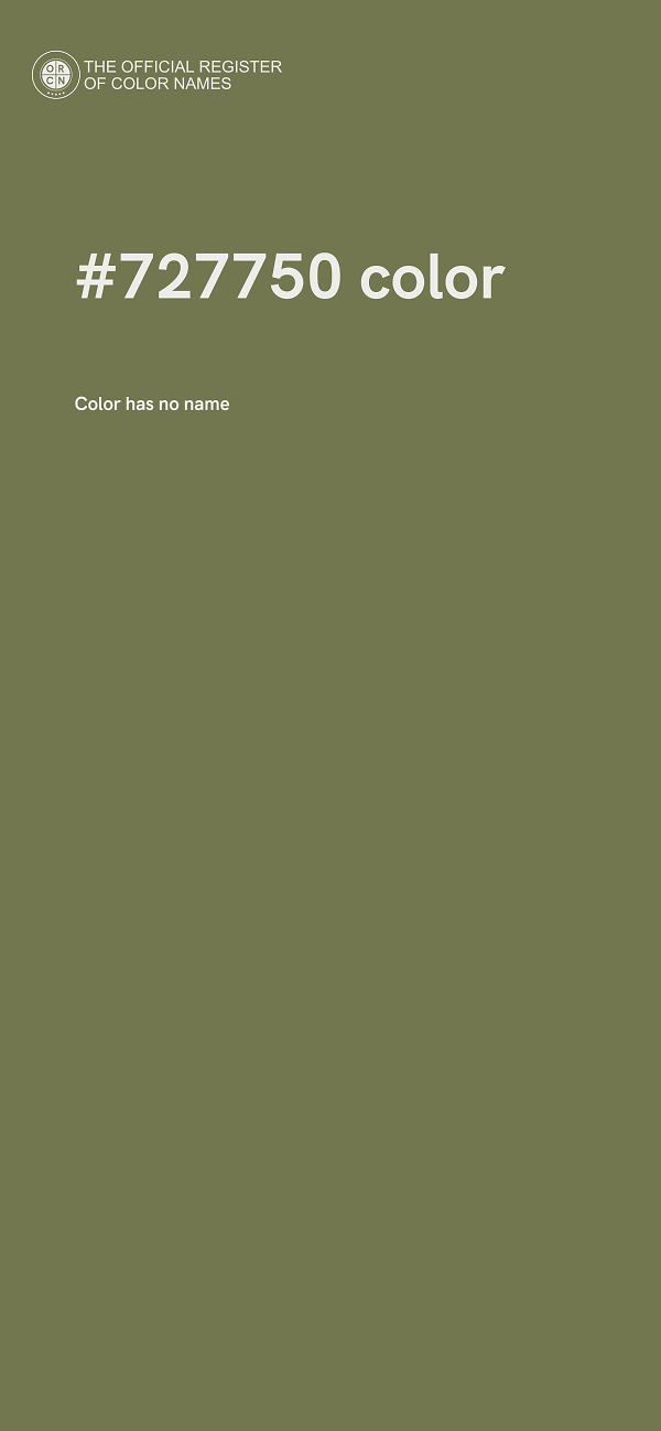 #727750 color image