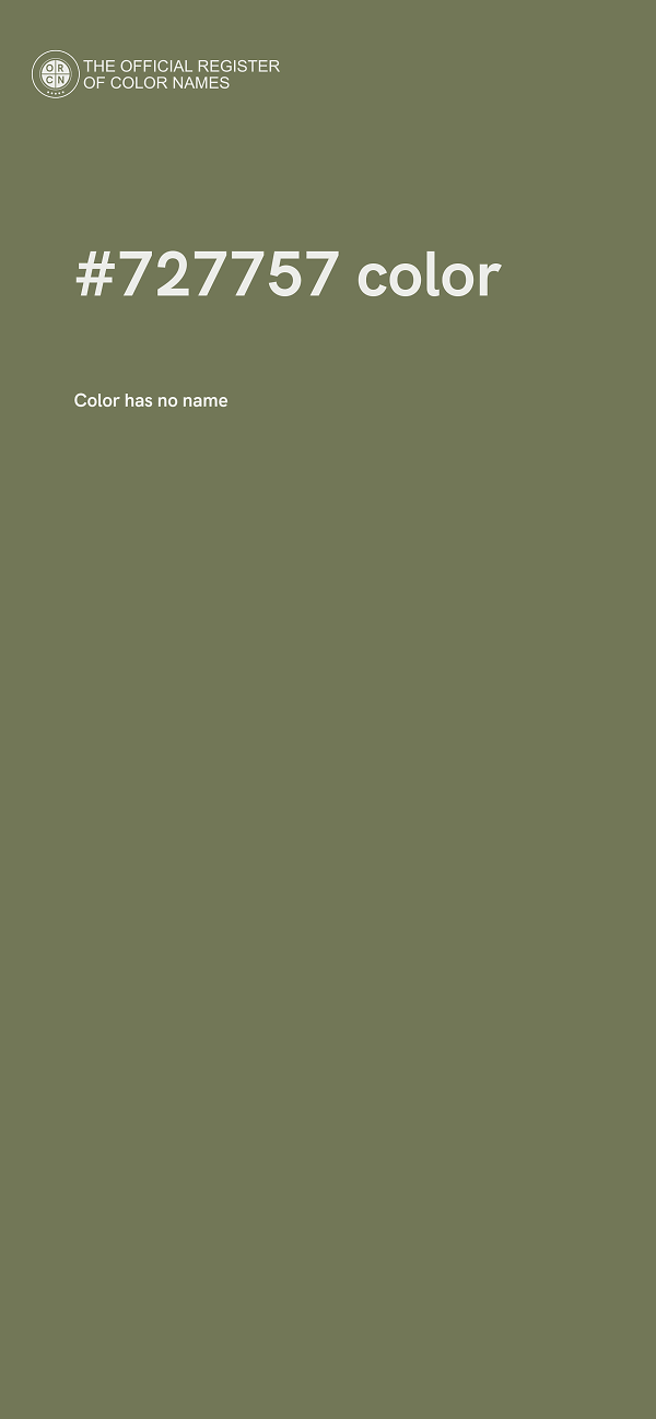 #727757 color image