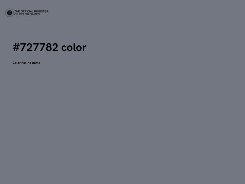 #727782 color image