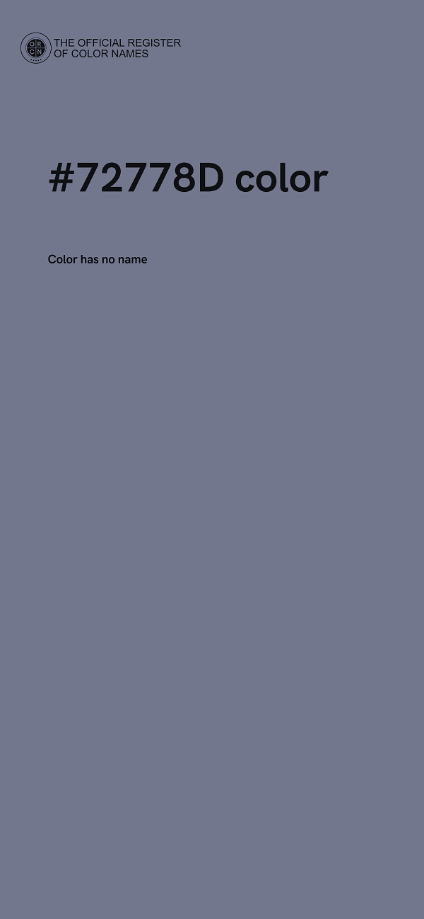 #72778D color image