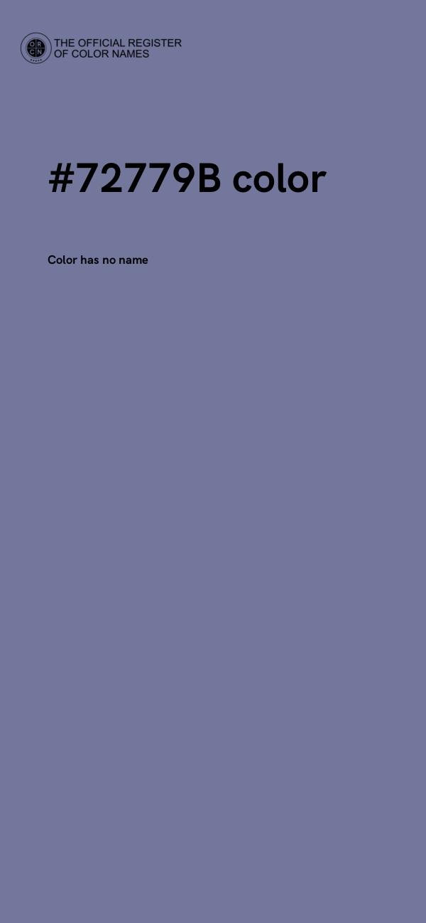#72779B color image