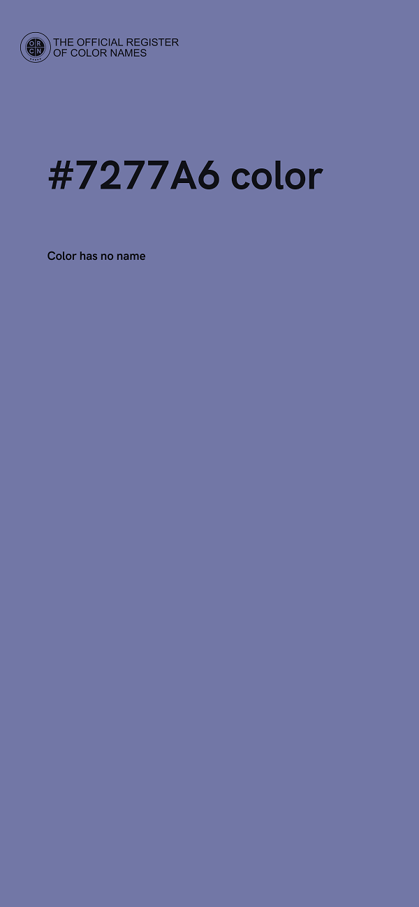 #7277A6 color image