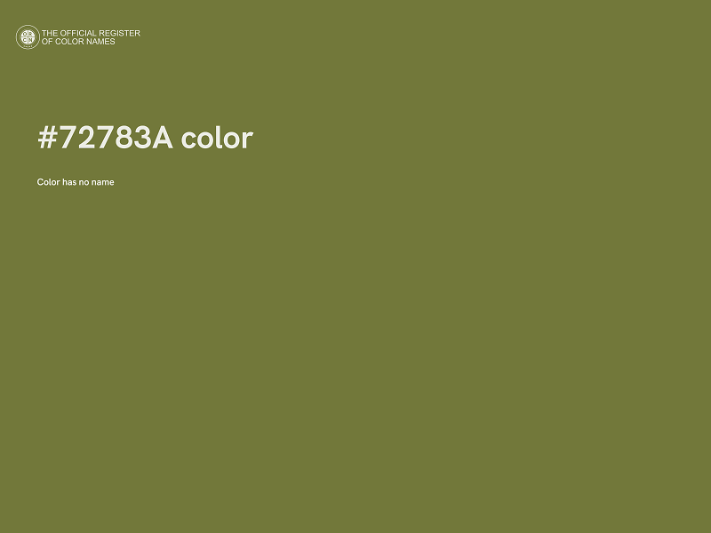 #72783A color image