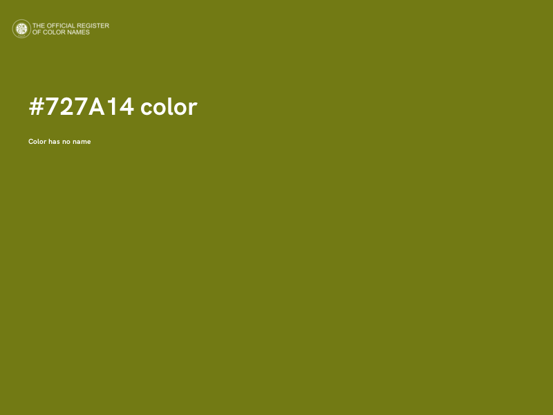 #727A14 color image