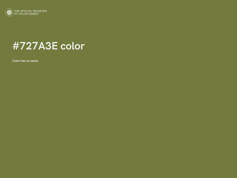 #727A3E color image