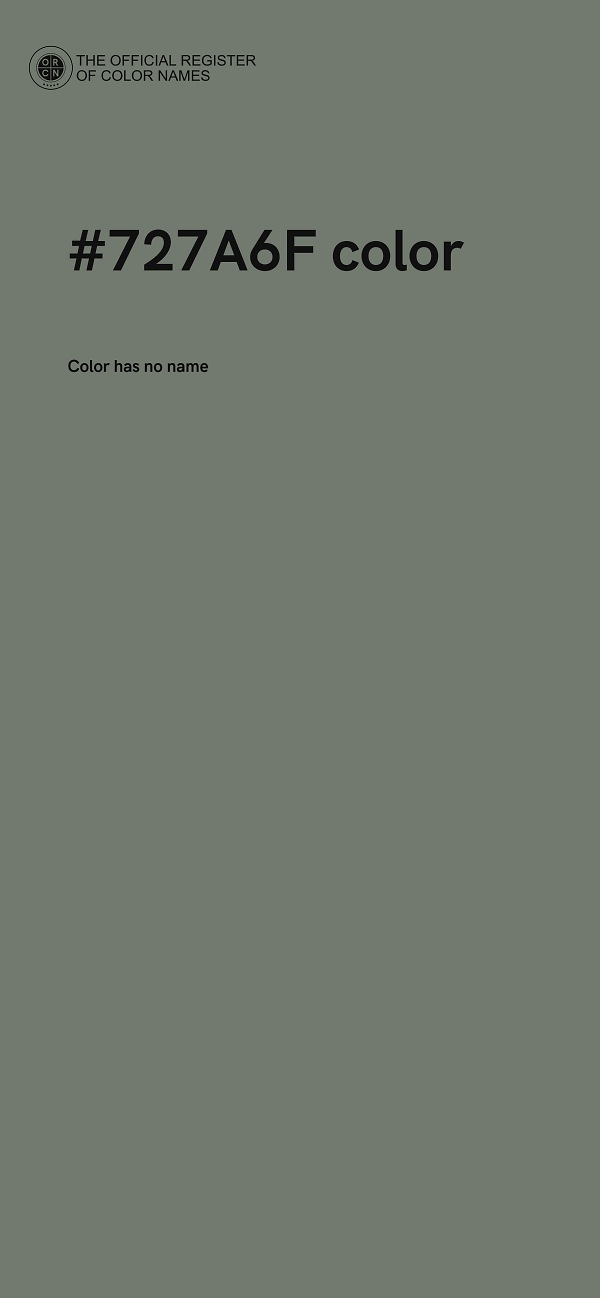 #727A6F color image