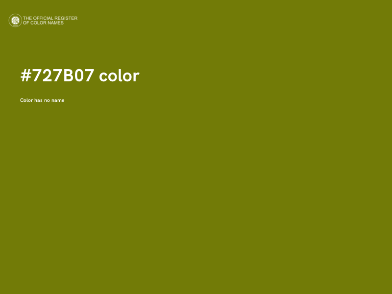 #727B07 color image