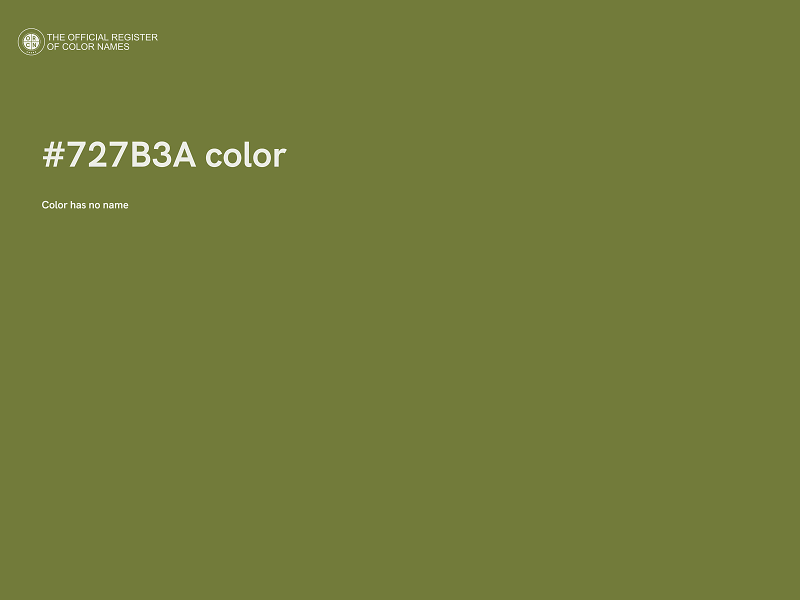 #727B3A color image