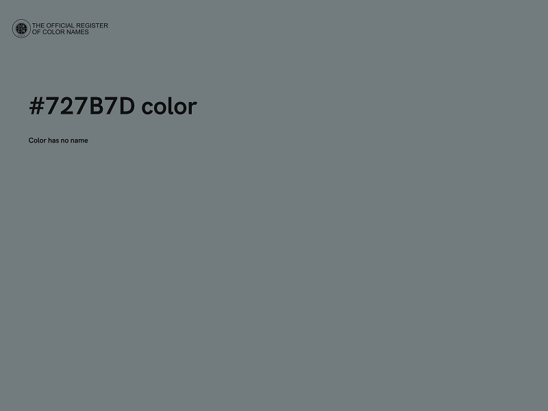 #727B7D color image