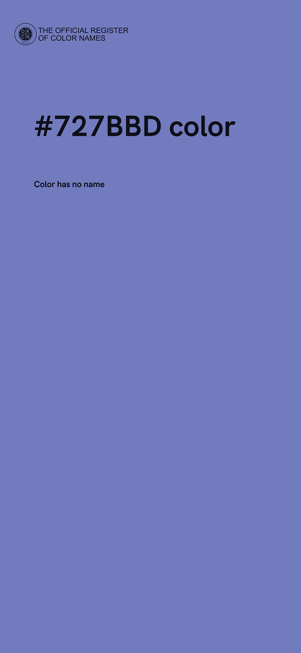 #727BBD color image