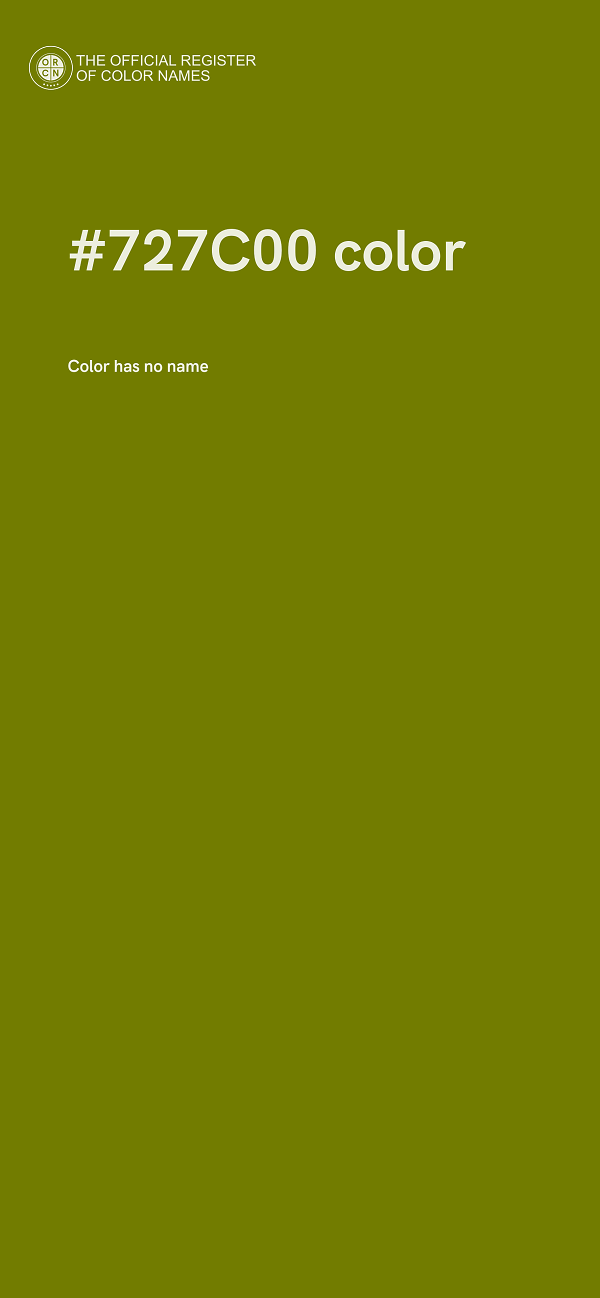 #727C00 color image