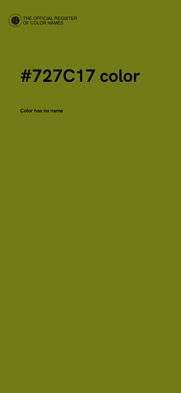 #727C17 color image