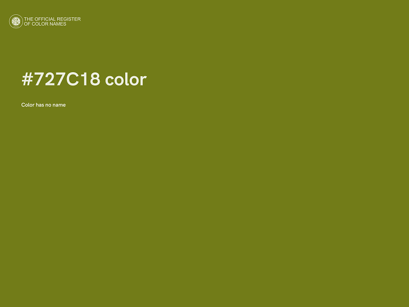 #727C18 color image