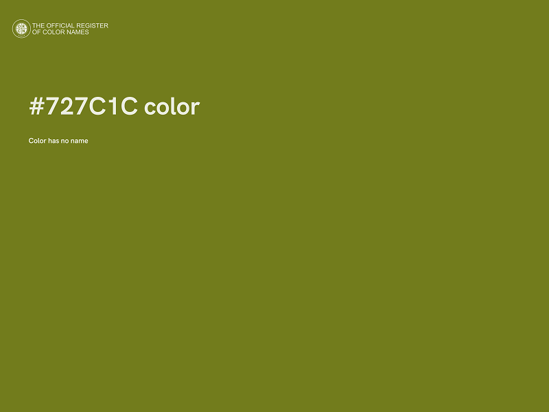 #727C1C color image