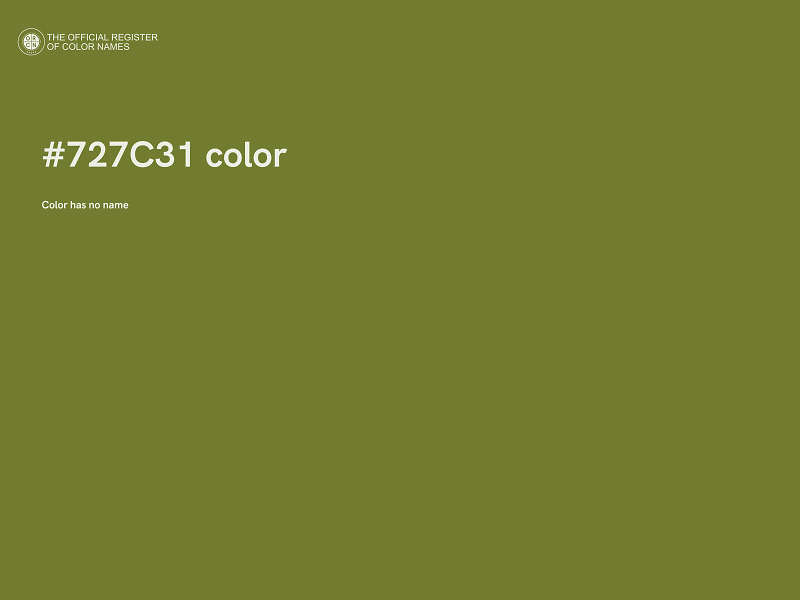 #727C31 color image