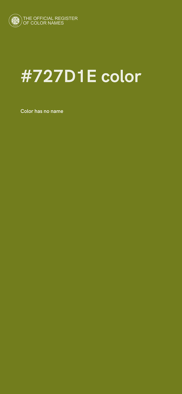 #727D1E color image