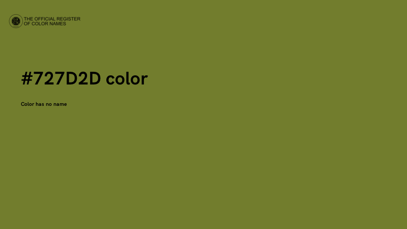 #727D2D color image
