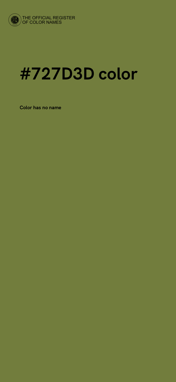 #727D3D color image