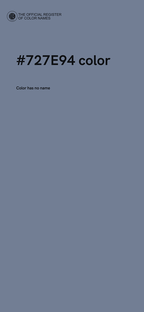 #727E94 color image