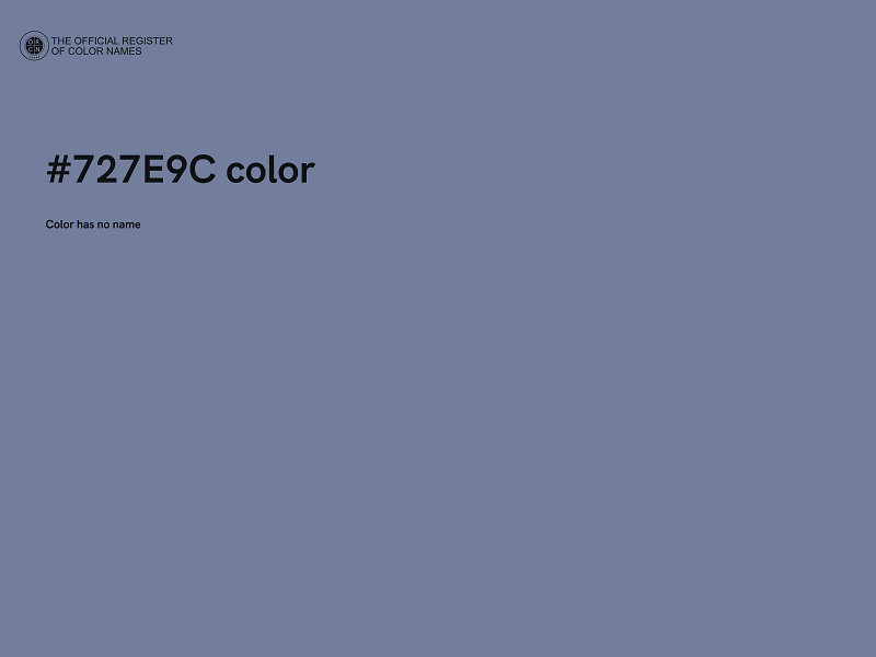 #727E9C color image