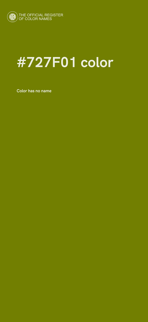 #727F01 color image