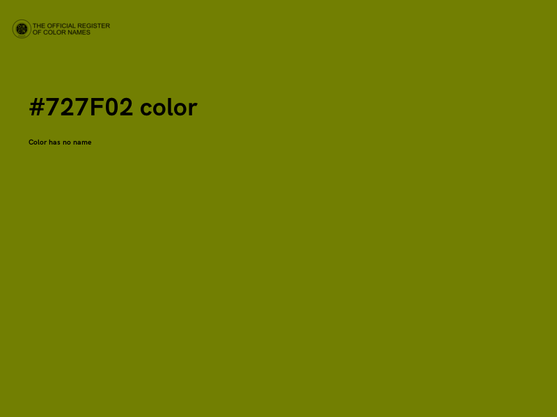 #727F02 color image