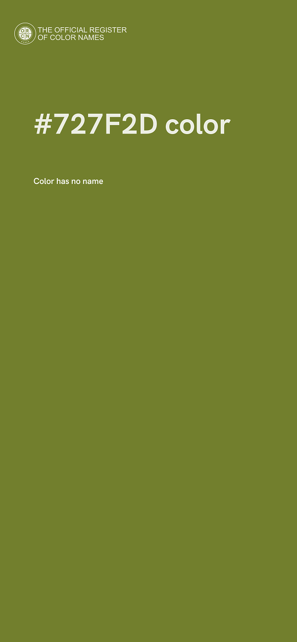 #727F2D color image