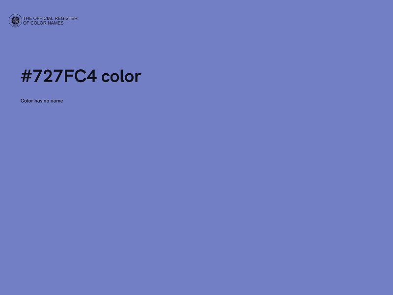 #727FC4 color image