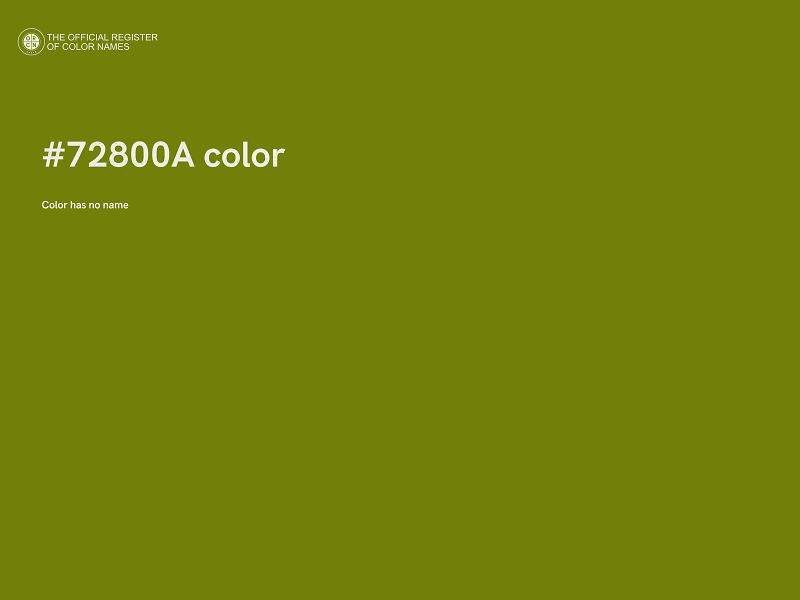 #72800A color image