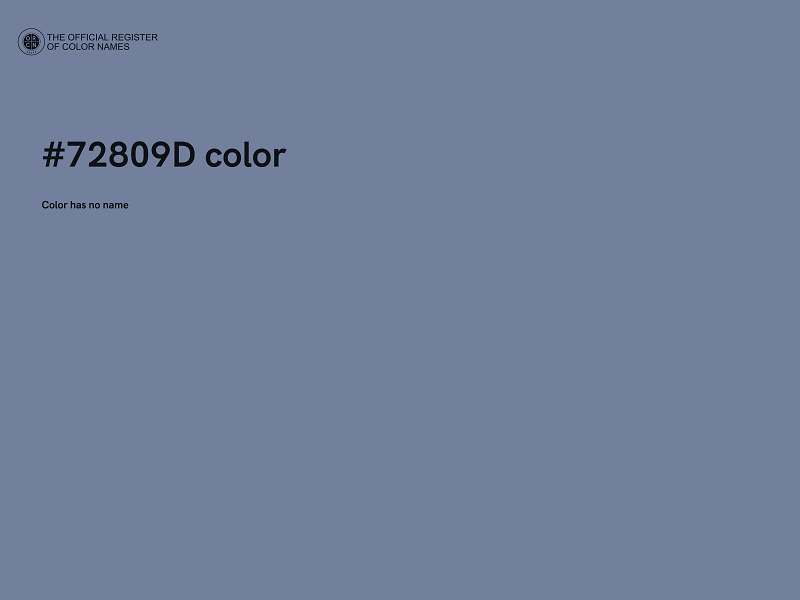 #72809D color image