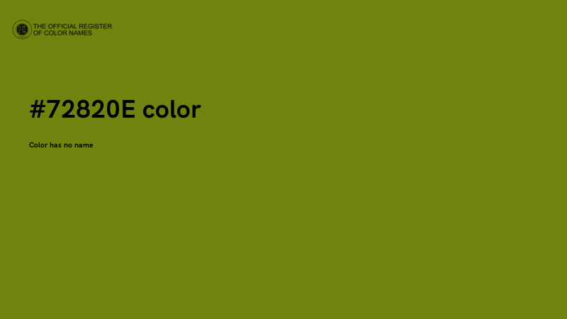 #72820E color image