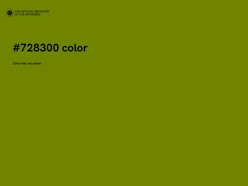 #728300 color image