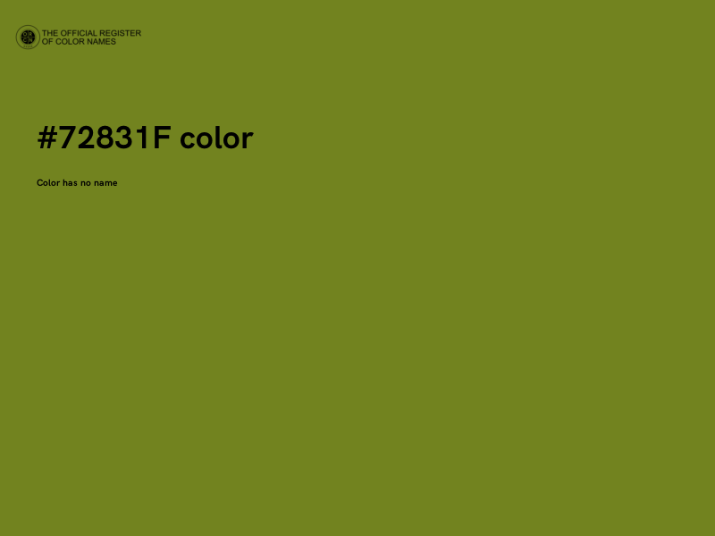 #72831F color image