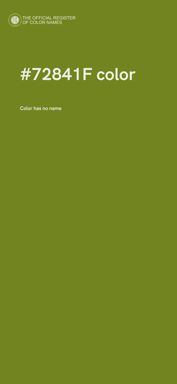 #72841F color image