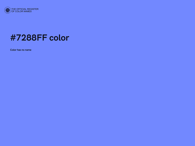 #7288FF color image