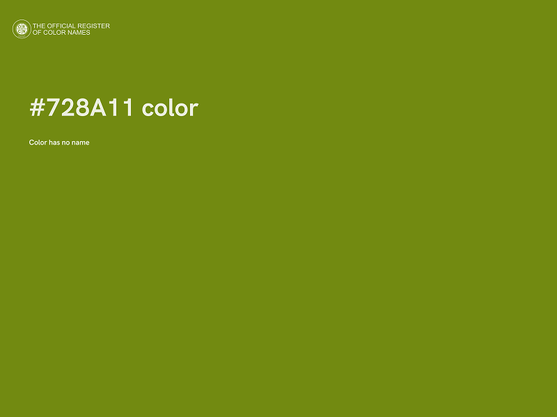 #728A11 color image